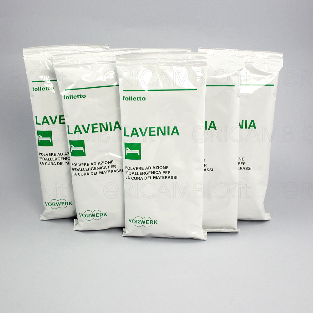 Acquista online Folletto Lavenia, 6 Confezioni, Detergente Materassi per EB420s, EB400, EB370, EB360, EB350